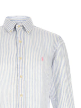 Blue Linen Blouse