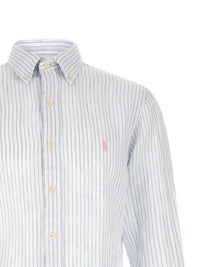 Blue Linen Blouse