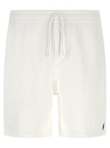 White Cotton Bermuda Shorts