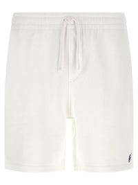 White Cotton Bermuda Shorts