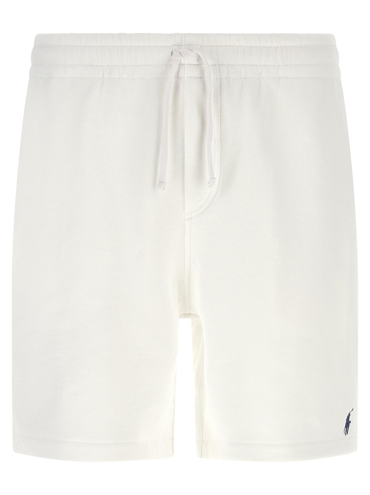 White Cotton Bermuda Shorts
