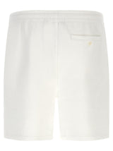 White Cotton Bermuda Shorts