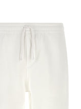 White Cotton Bermuda Shorts