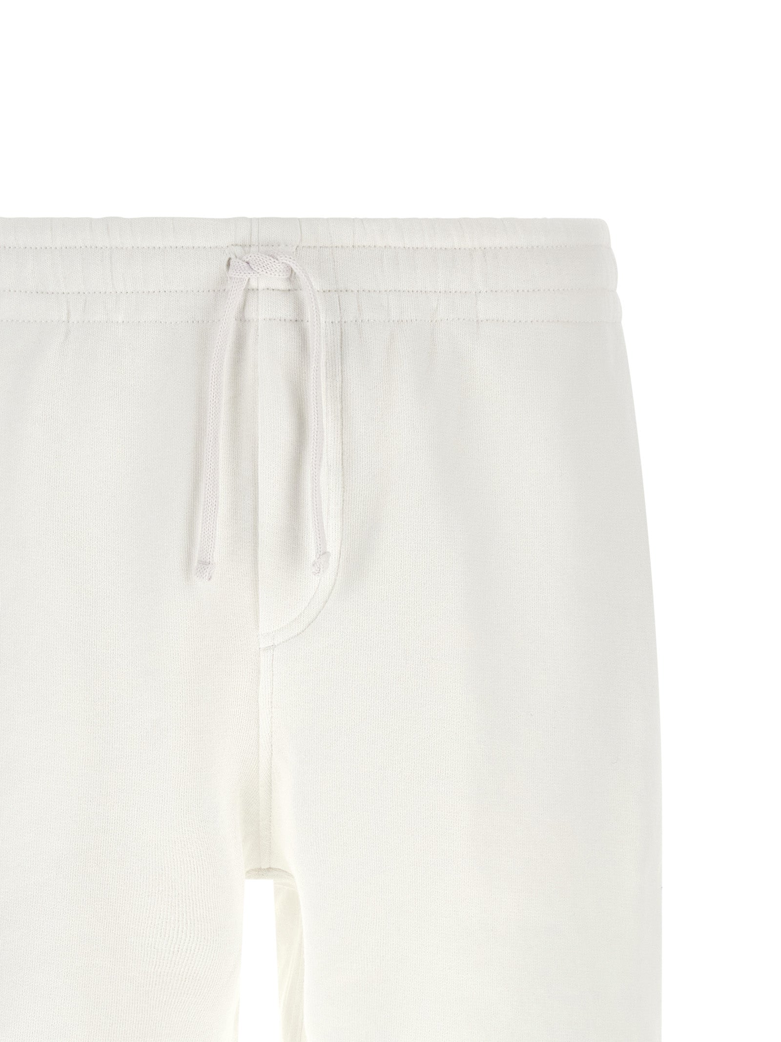 White Cotton Bermuda Shorts
