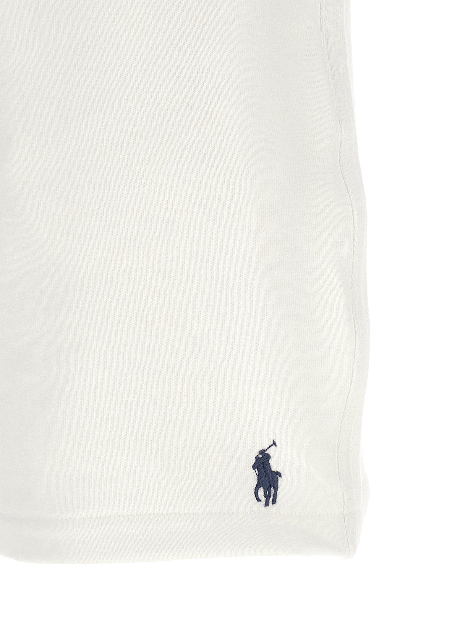 White Cotton Bermuda Shorts