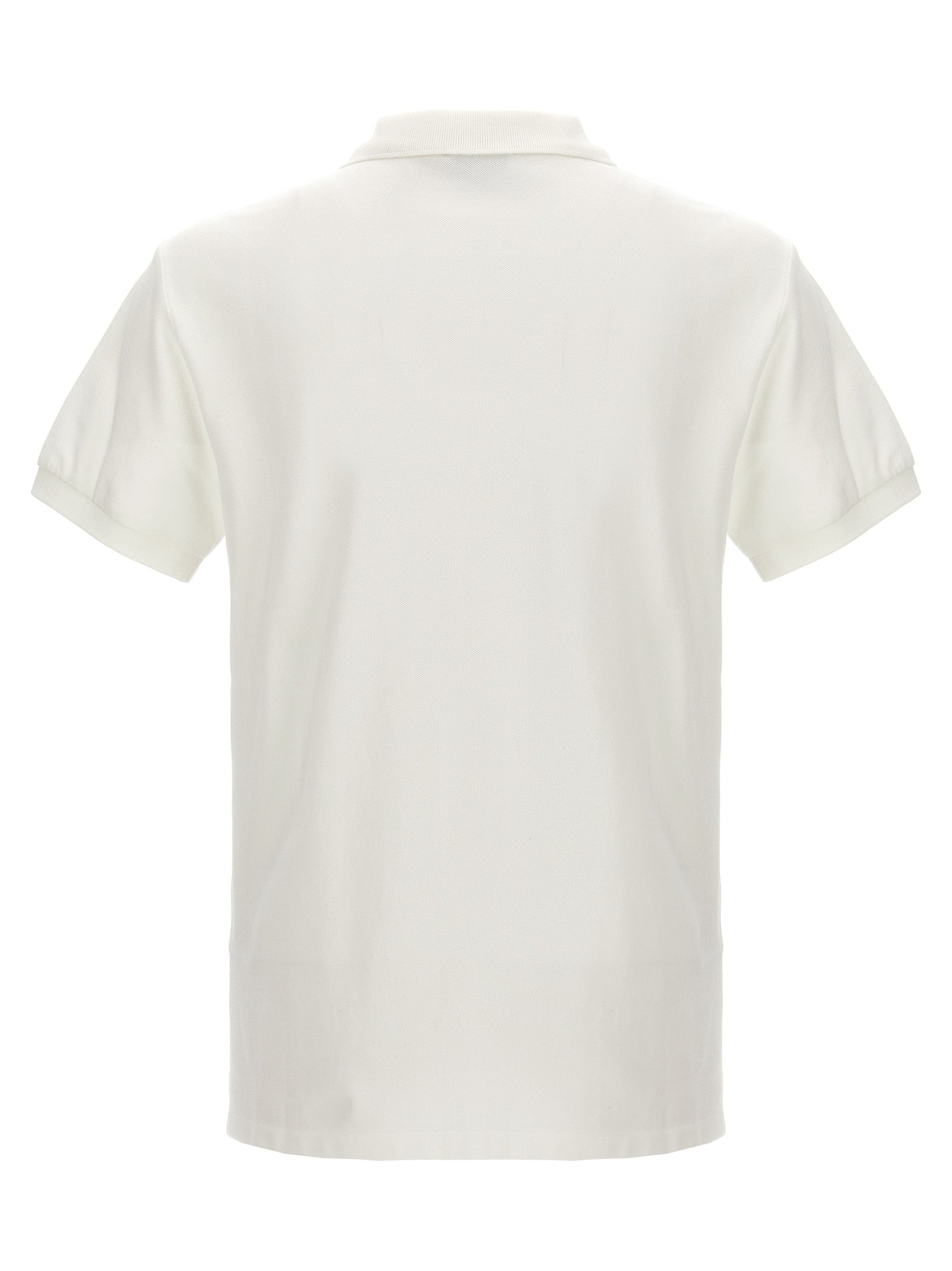 White Cotton Polo Shirt