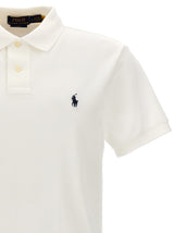 White Cotton Polo Shirt