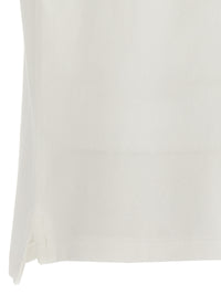 White Cotton Polo Shirt