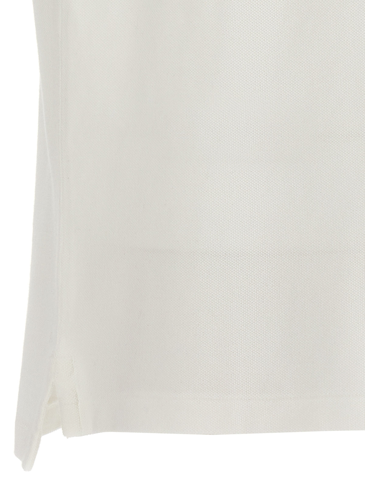White Cotton Polo Shirt