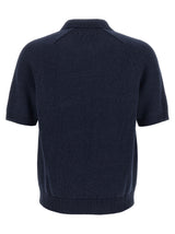 Blue Linen Cardigan