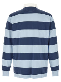Blue Cotton Polo Shirt