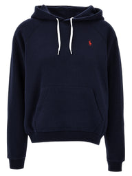 Blue Cotton Hoodie