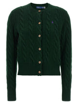Bicolor Wool Cardigan