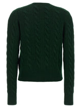 Bicolor Wool Cardigan