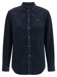 Blue Cotton Blouse