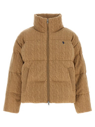 Beige Wool Full-Length Jacket