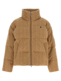 Beige Wool Full-Length Jacket