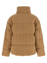 Beige Wool Full-Length Jacket