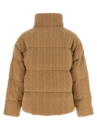 Beige Wool Full-Length Jacket