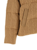 Beige Wool Full-Length Jacket