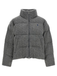 Gray Wool Full-Length Jacket