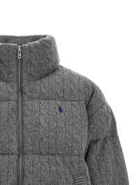 Gray Wool Full-Length Jacket