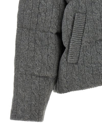 Gray Wool Full-Length Jacket