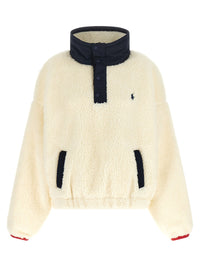 White Polyester Cardigan