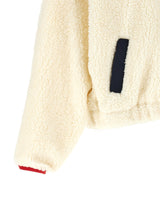 White Polyester Cardigan
