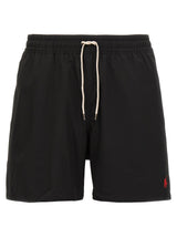 Black Polyester Shorts