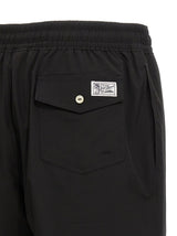 Black Polyester Shorts