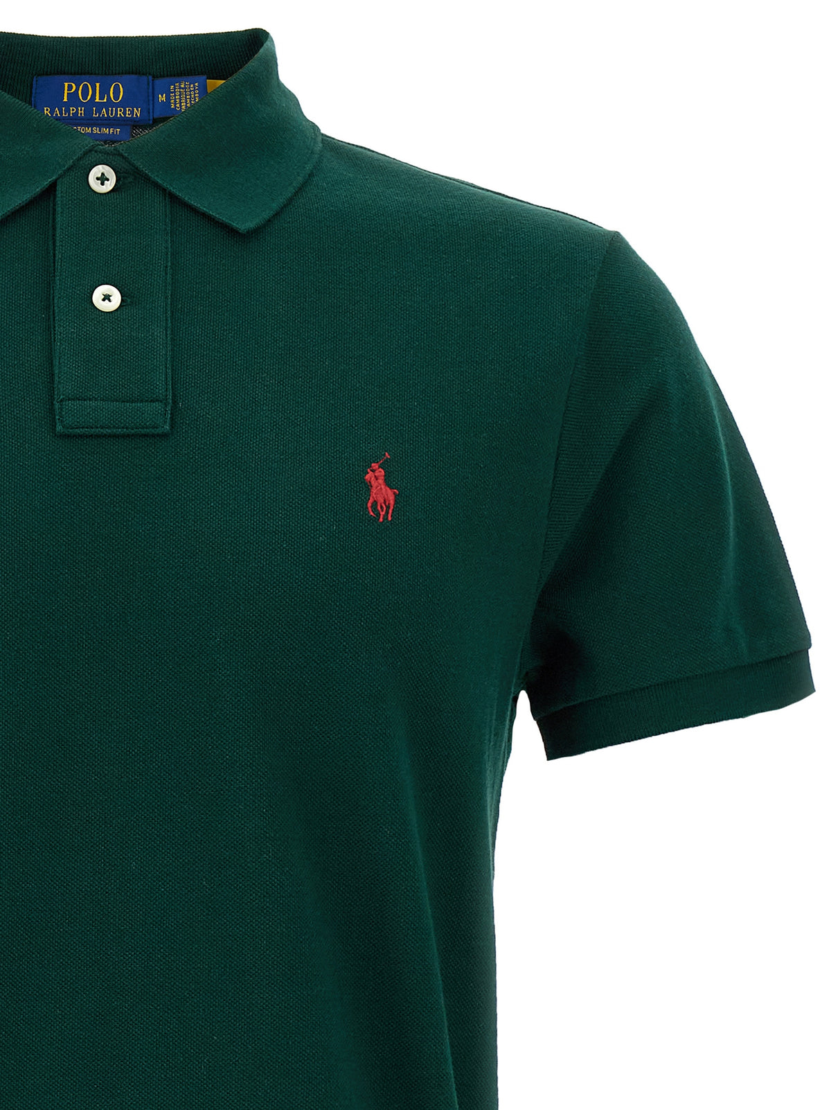 Bicolor Cotton Polo Shirt