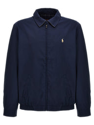 Blue Polyester Bomber