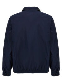 Blue Polyester Bomber