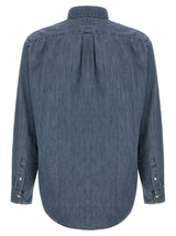 Blue Cotton Blouse