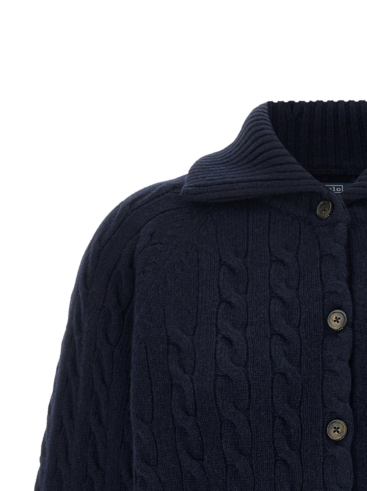 Blue Wool Cardigan