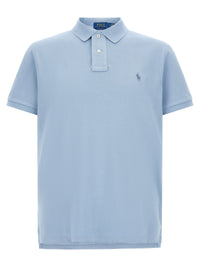 Blue Cotton Polo Shirt
