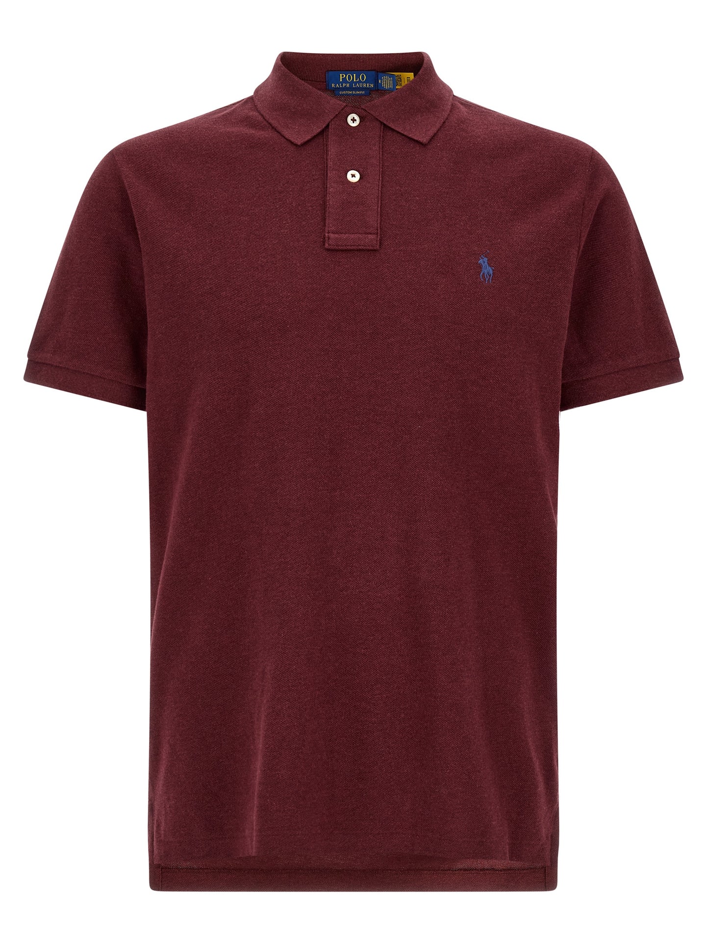 Bordeaux Cotton Polo Shirt