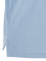 Blue Cotton Polo Shirt