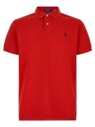Red Cotton Polo Shirt