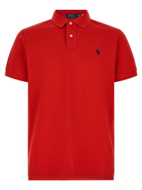 Red Cotton Polo Shirt