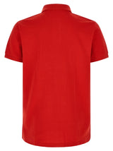 Red Cotton Polo Shirt
