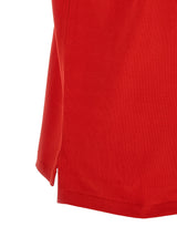 Red Cotton Polo Shirt