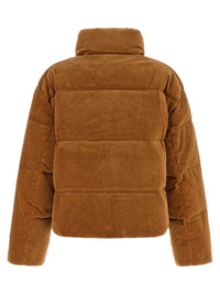 Brown Cotton Full-Length Jacket