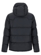 Black Polyester Full-Length Jacket