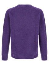Purple Wool Cardigan