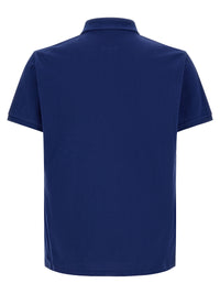 Blue Cotton Polo Shirt