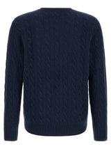 Blue Wool Cardigan
