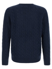 Blue Wool Cardigan