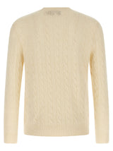 White Wool Cardigan